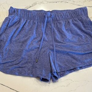 Athletic Works Heathered Blue Women's Athletic Shorts